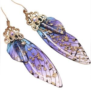 Ombré Butterfly Wing Earrings